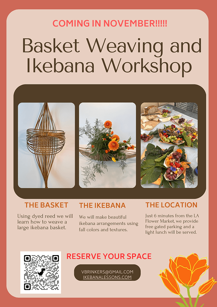 Basket Weaving and Ikebana Workshop